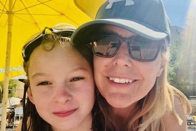 Sarah and Grace in happier times.