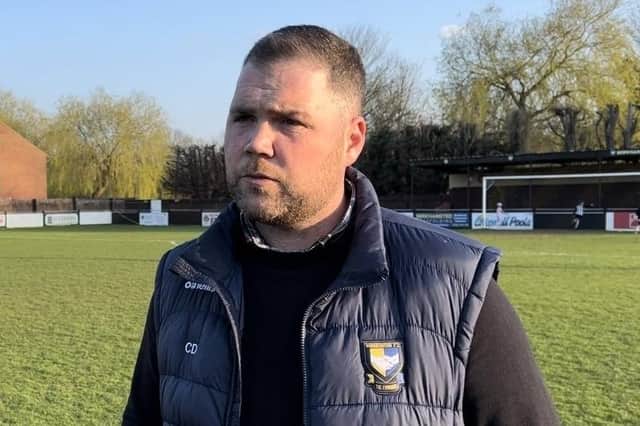 Berkhamsted boss Chris Devane.
