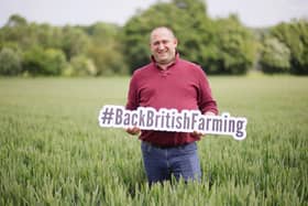 Hertfordshire farmer Jamie Burrows.