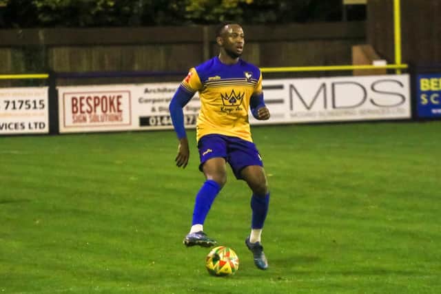 Ryan Blake scored twice for Berkhamsted on Saturday. Photo: Berkhamsted FC.