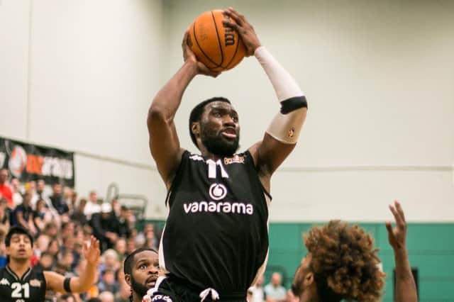 Hakeem Sylla in action against USA Select on Saturday. Photo: Joanne Charles.