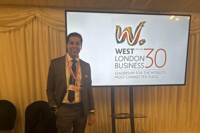 West London Business Awards Nomination at The House of Commons Pavilion