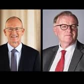 Conservative leader of the county council Richard Roberts (left) and leading Labour politician Nigel Bell