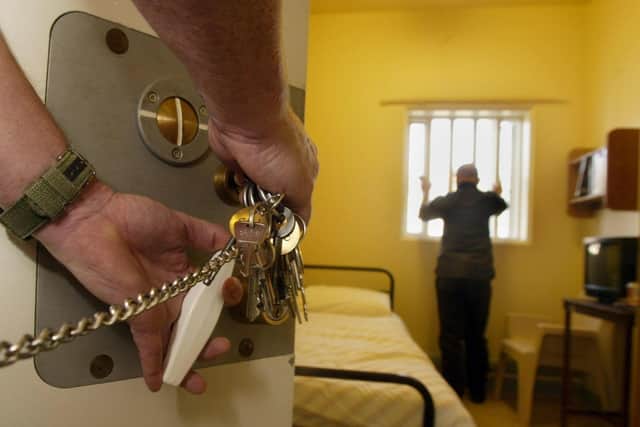 A prison cell, photo from Paul Faith/PA Images
