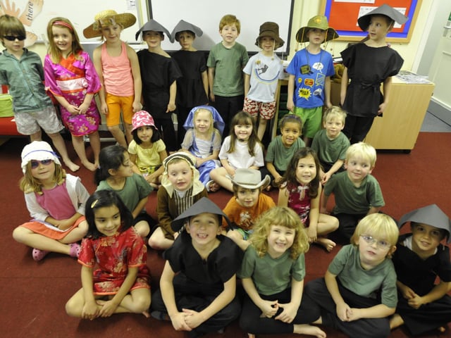 Year one at Two Waters Primary School, Hemel Hempstead.