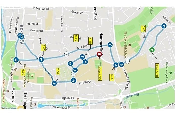December 20 - Gadebridge Road/ Hammerfield/ Boxmoor