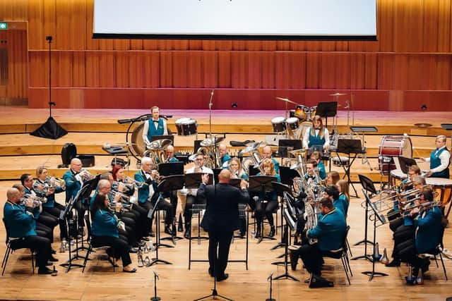 Oddfellows Brass in performance