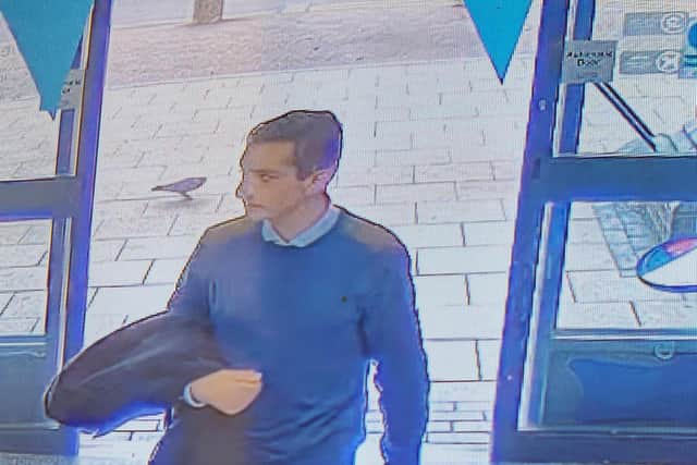 This man could have vital information regarding the crime