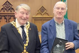 Pictured: Mayor of Dacorum and Ed