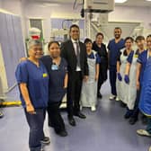 Some of the Endoscopy team at Watford General Hospital.