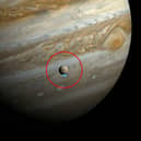 Europa or "Jupiter II" is the smallest of the four Galilean moons orbiting Jupiter, with this moon orbiting at about 417,000 miles from the gas giant.