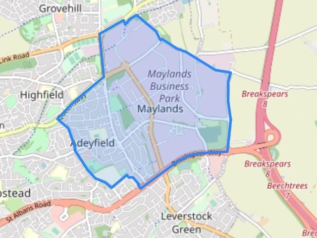 7 deliberate fires were recorded in Adeyfield East last year