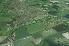 The site earmarked for the new garden village