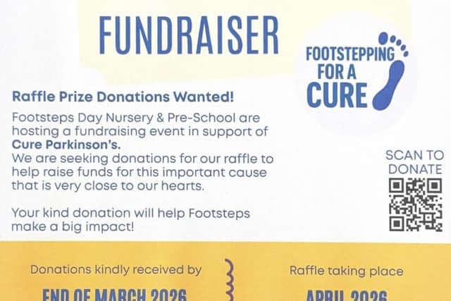 Footsteps Nursery, which has sites in Leighton Buzzard and Hemel Hempstead, is aiming to raise £3,000 in aid of the Cure Parkinson's charity