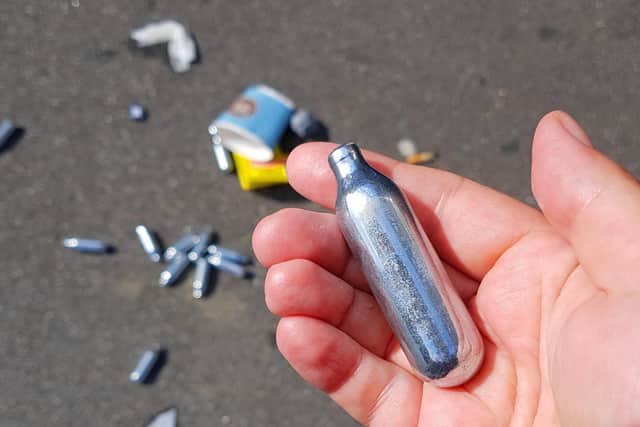 Nitrus oxide canisters. PHOTO: PernilleQvist - stock.adobe.com