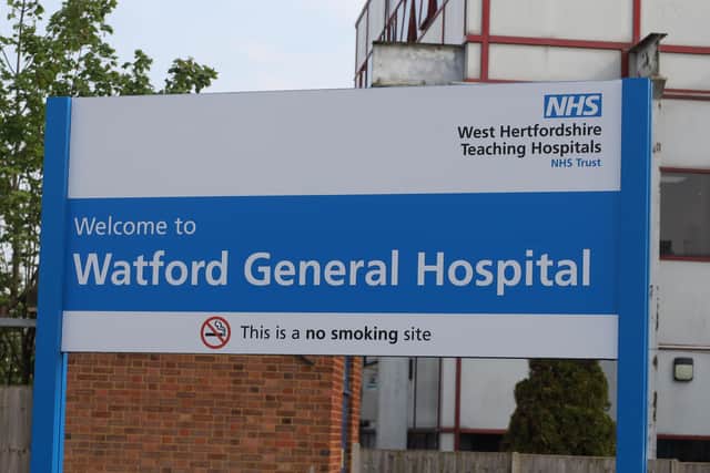 Watford General Hospital. Credit: Will Durrant/LDRS