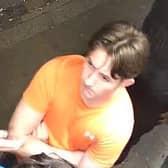 Police officers want to speak to this man