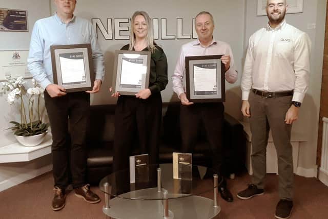 L-R Ben Knight, Kelly Marshall, Mike Carpenter & Alan Gould