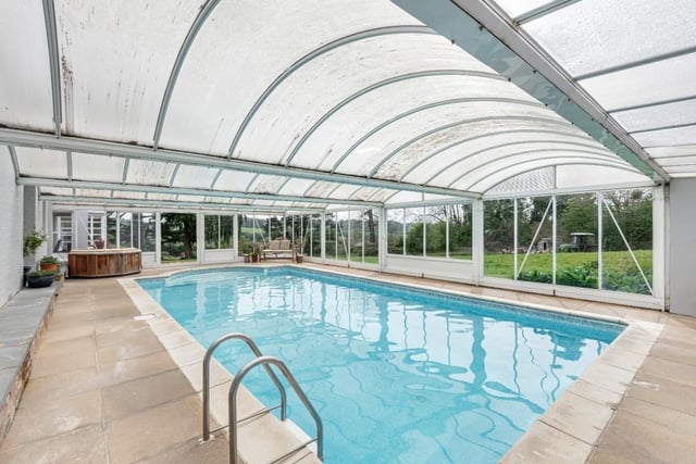 The indoor heated swimming pool opens out on to the gardens and can be accessed via the games room. The games room boasts impressive ceiling height and makes a great space for hosting parties.