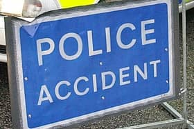 Police accident sign. Photo: National World
