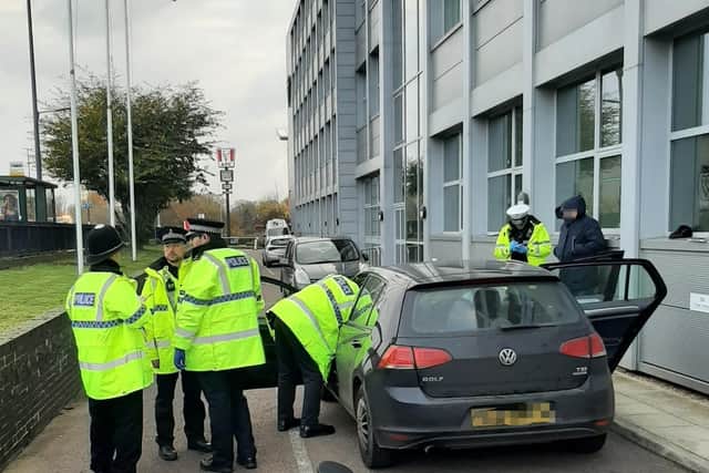 The officers on Maylands Avenue