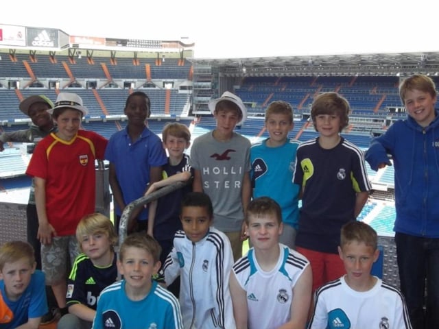 Dacorum District U11s at Real Madrid in 2013