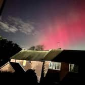 Aurora in Marsworth: Lynn Mildner captured this stunning shot without a filter