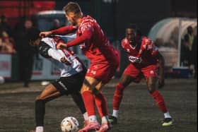 Action from Saturday's draw with Maidenhead. Photo: Jemma Sear.