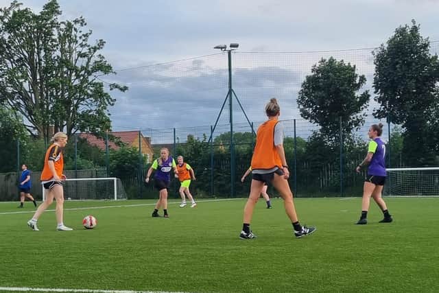 A new grant will enable women and girls to take part in more football games at Community Kickabout in Hemel Hempstead