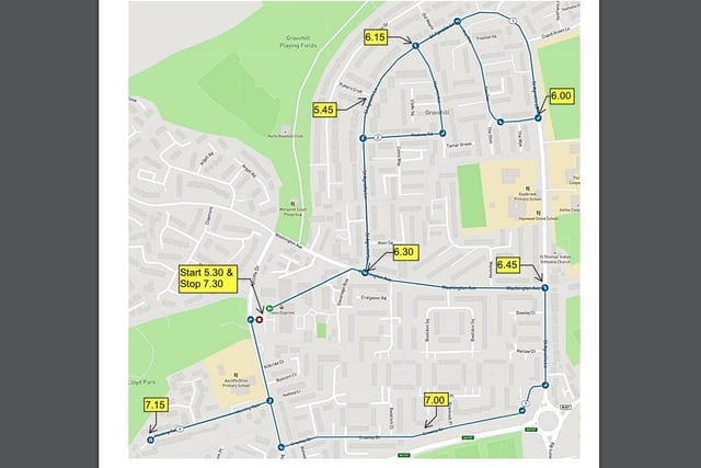 1 December - Route 19: Grovehill East