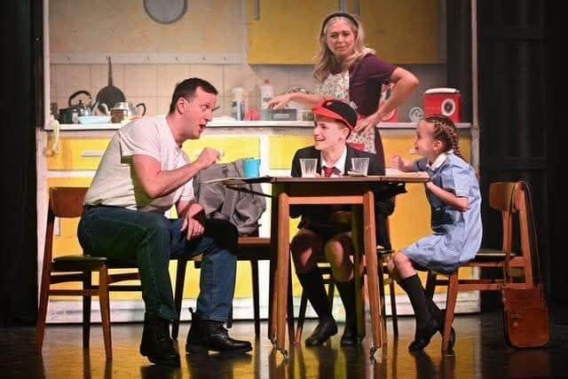 Max in Made in Dagenham with his fellow cast.