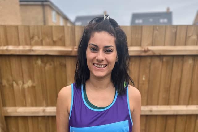 Nicola Catling is running in memory of baby daughter Mila