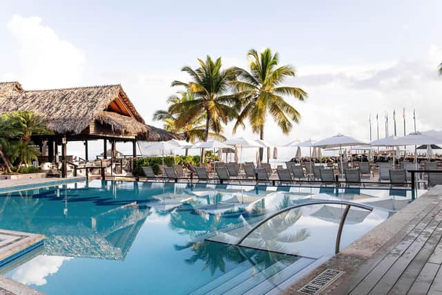 The main pool at Sandals Grenada