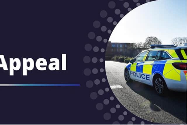 Police appeal. Photo: Police