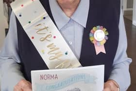 Norma Blacker, who has celebrated reaching her 100th birthday