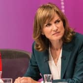 Fiona Bruce, the host of Question Time