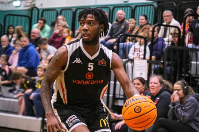 Tra’Michael Moton in possession for Storm. Photo: Matt Cook.