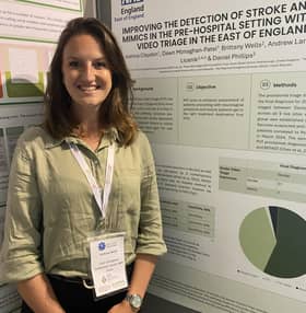 Clinical lead for the EEAST's Stroke Video Triage Service Brittany Farthing said the new service helped patients receive the right treatment sooner, and improved their chances of recovery