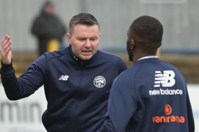 Brad Quinton took responsibility for Saturday's loss. Photo: Hemel Hempstead Town FC.