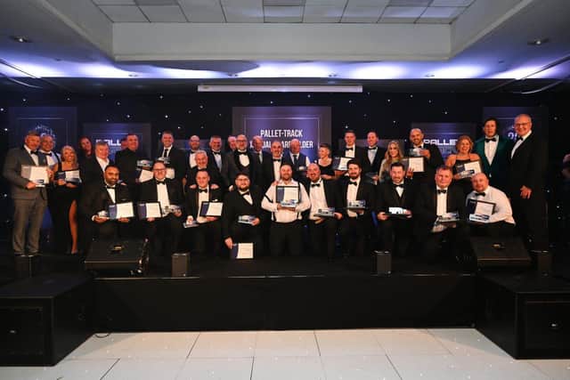 PW Gates Distribution pictured with Pallet-Track's award winners