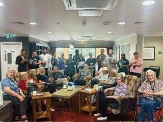 Iris Court Team And Residents National Carers Week