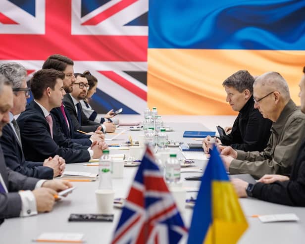 David Taylor MP meeting with Ukrainian Defence Minister in Kyiv