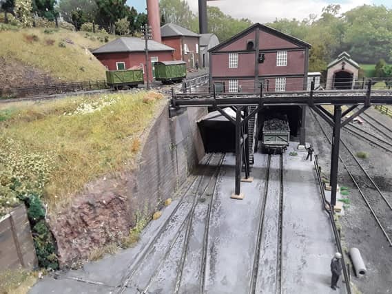 PROVENCE COLLIERY: A "00" layout built and exhibited by a club member Theo Thomas.
