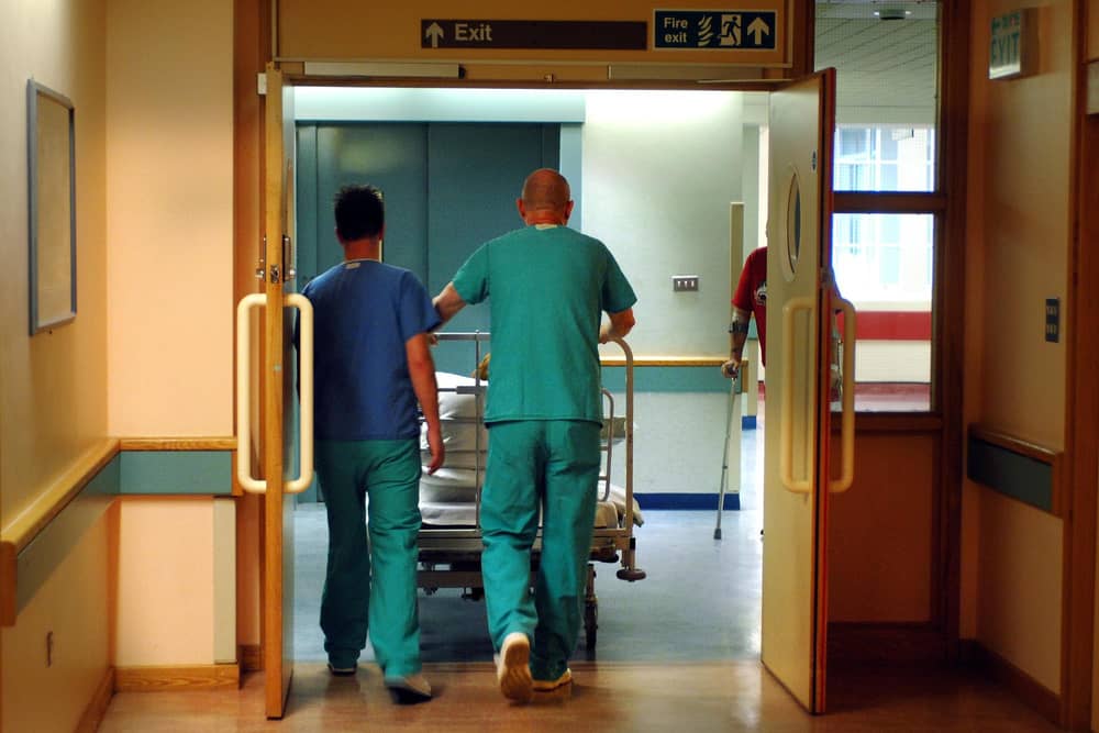 West Hertfordshire Hospitals NHS Trust cares for 17 patients with Covid-19 in hospital. Picture David Jones/PA