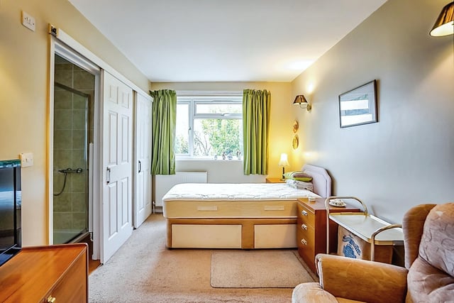 One of three bedrooms in the property, the utility room can be converted into a fourth one if needed.