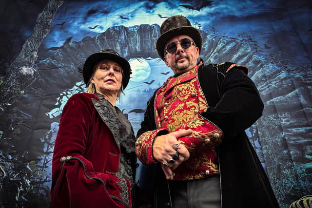 Halloween Haunt is run by husband-and-wife Steve and Kat Richardson of Halloween House Entertainment