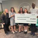 Winner's Cheque Presentation
