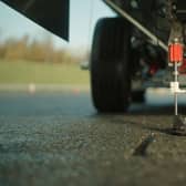 The robot recognises and characterises potholes and cracks. Image: ENZIC CAM UK