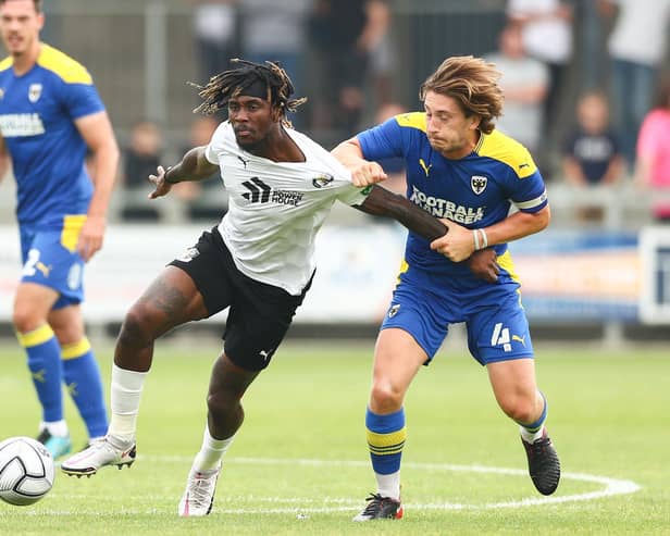 Ade Azeez in action for Dartford in 2021. Photo: Getty Images.