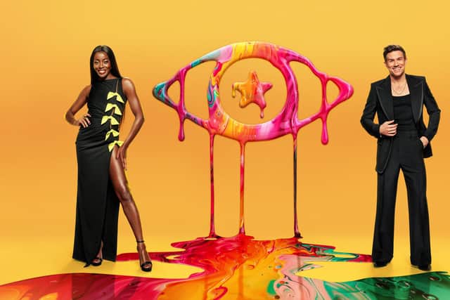 AJ Odudu and Will Best present Celebrity Big Brother. Picture: ©ITV